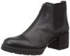 Ankle Center Zip Short Black [Unisa] Boots, Boots,