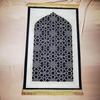 Muslim Prayer Rug Carpet Unique Nonslip Thick Ornament Cushion Mat Floormat for Travel