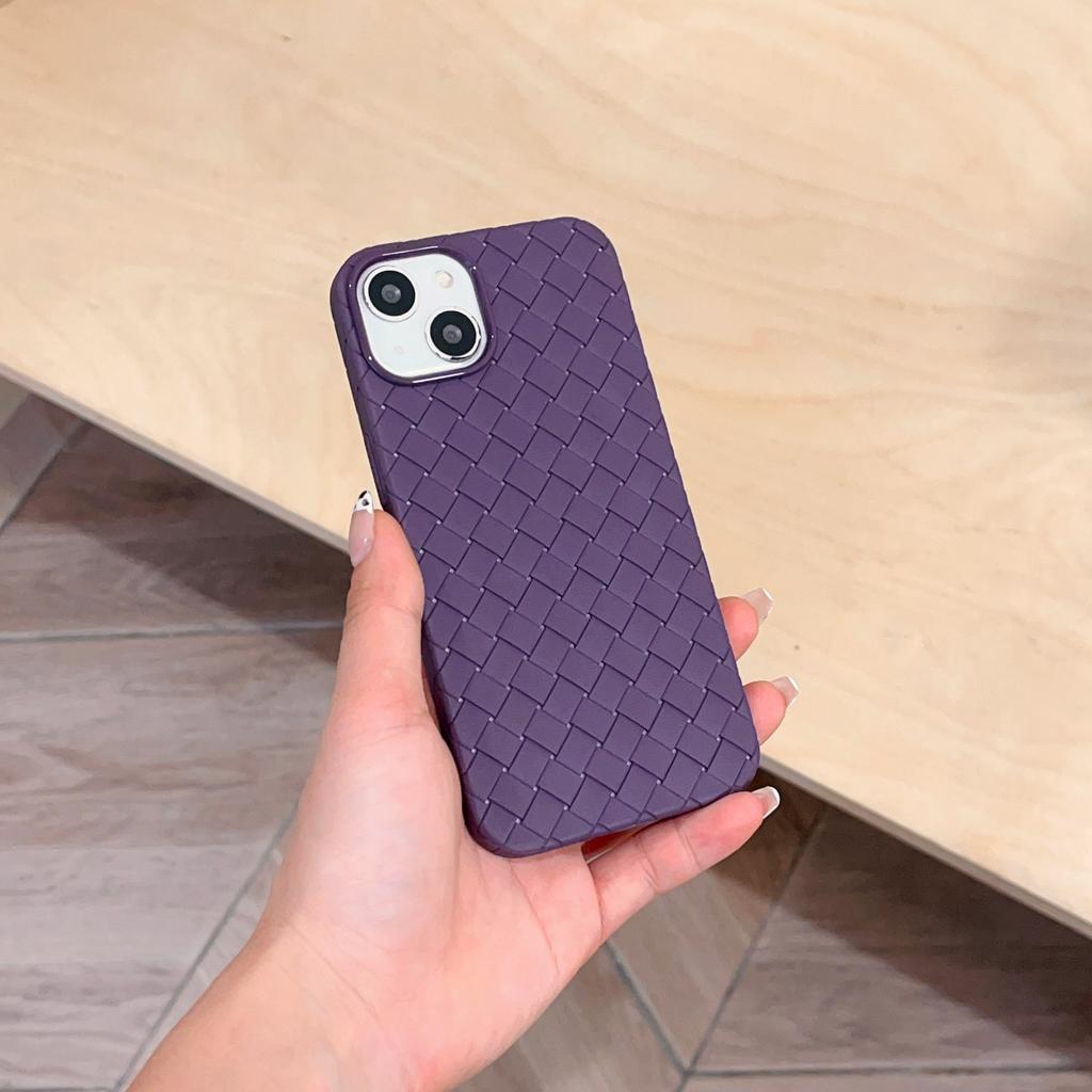 Подходит для чехла на мобильный телефон iPhone17 14plus дышащий теплоотвод плетеный узор ТПУ защитный чехол Samsung S26Ultra