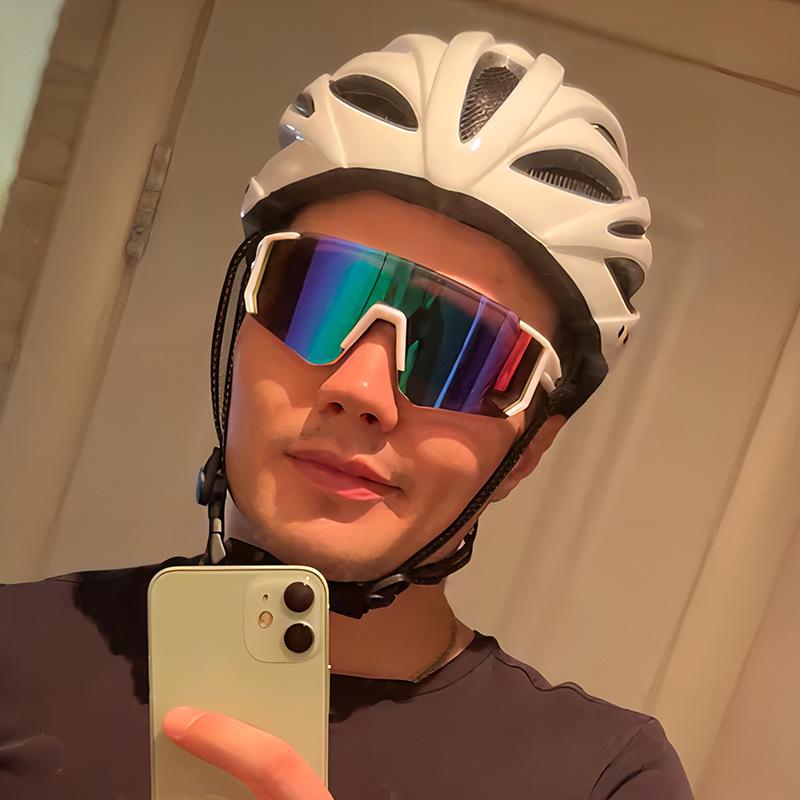 Unisex Trendy Large Frame Cycling Sunglasses
