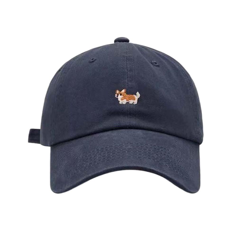 Бейсбольная кепка для собак и женщин, вышитая кепка с козырьком Corgi, модная мужская кепка с козырьком от солнца