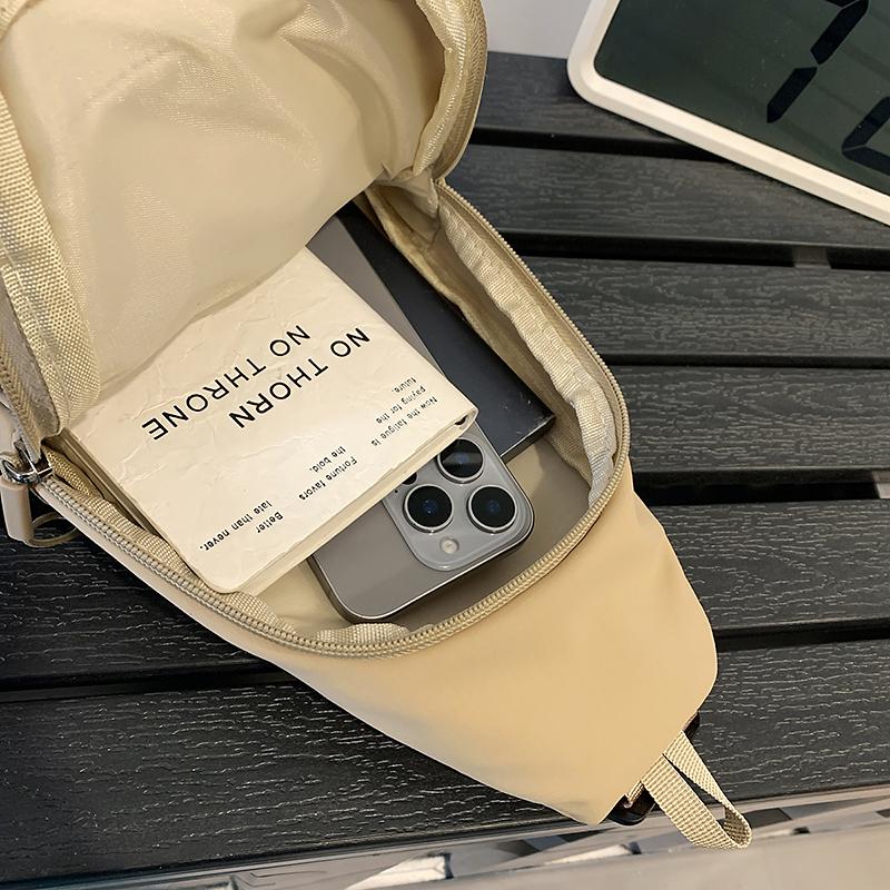 Нагрудная сумка Легкая студенческая сумка через плечо для верховой езды Многофункциональная поясная сумка с несколькими отделениями Сумка для мобильного телефона