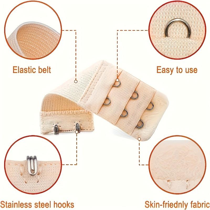 Women's Bra Extenders Elastic Bra Strap Extender Adjustable Bra Strap Extension Soft Undergarment Lingerie Underwear Accessories