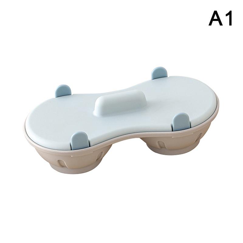 Microwave Double Egg Poacher Maker Poached Eggs Cooker Steamer Dishwasher Heat Resistant Microwave Egg Poacher Kitchen Gadget