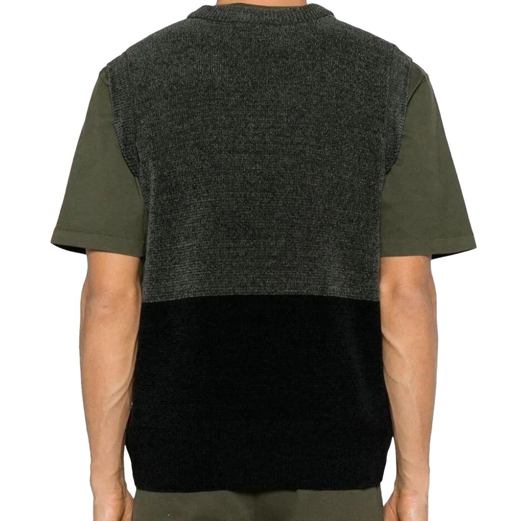 Fred Perry Mens Colour Block Chenille Vest Top