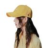 Cotton Blend Polyester Baseball Cap With Embroidered Letters For Look Stylish