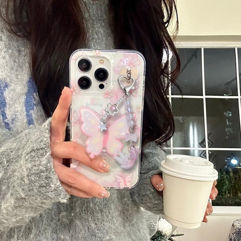 Брелок-подвеска с золотой рыбкой, бусиной и бантом-звездой, ручной работы, акриловый, модный аксессуар для сумок, рюкзаков