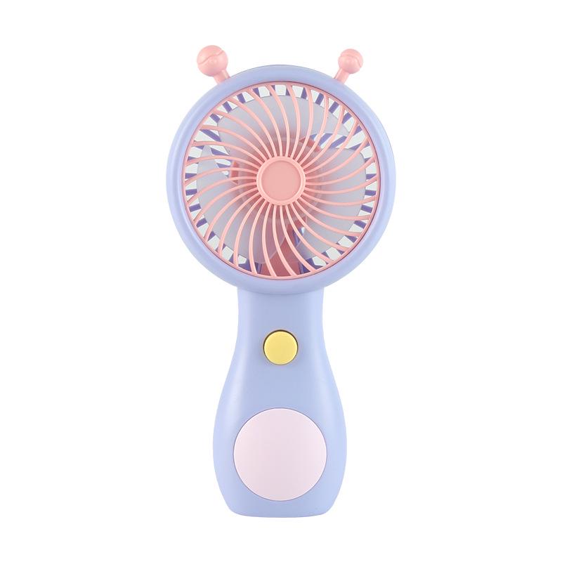Портативный USB-перезаряжаемый мини-вентилятор-улитка для детей и студентов
