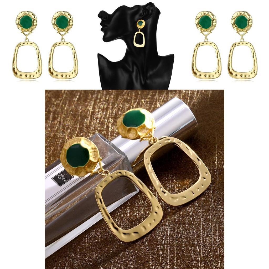 Геометрические Шикарные Серьги из Сплава для Женщин Модные и Ювелирные Минималистичные