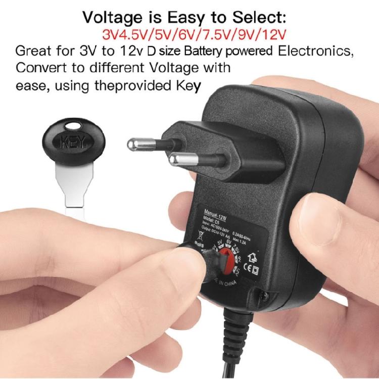 3in1 3V-12V Power Supply LR6 AA Battery Eliminator for Remote Controls LED Lamps Toy Replace 2-8pcs AA 1.5V Battery