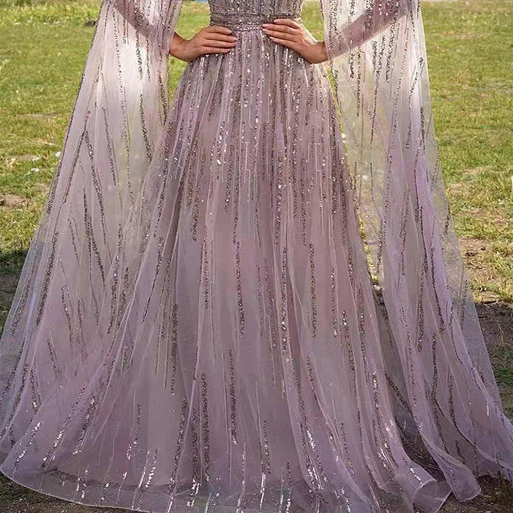 Новая весенне-летняя европейская и американская женская одежда, платье-сетка с темпераментом, платье, вечернее платье с бахромой и пайетками, платье