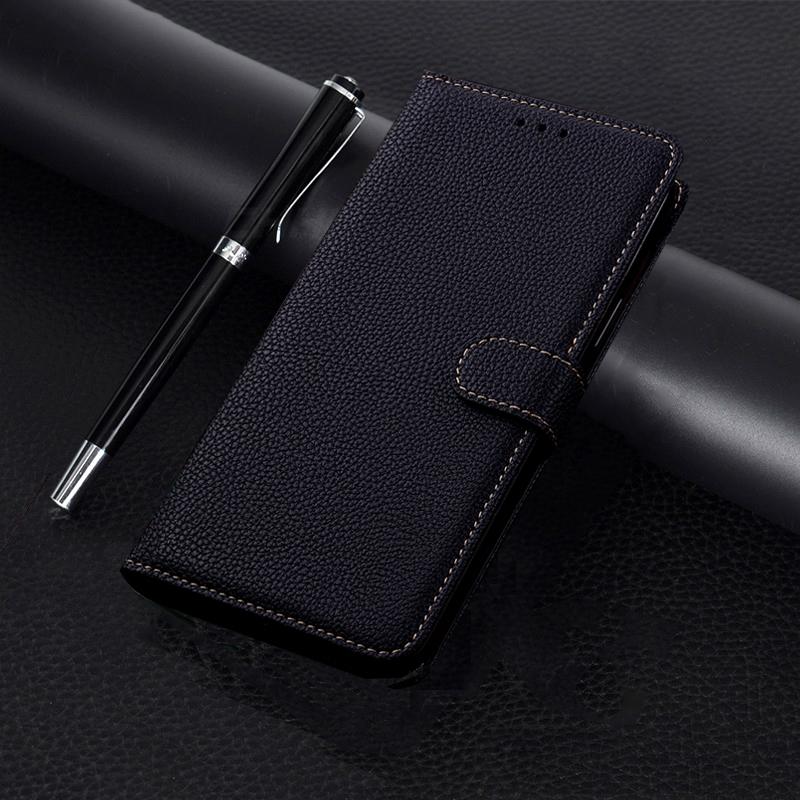 Luxury Solid Leather Flip Wallet Phone Case For Xiaomi Redmi Note 12 11 Pro 12S 11S 12 11A A1 Poco M4 X4 X5 Pro 5G 4G Stand Holder Book Cover