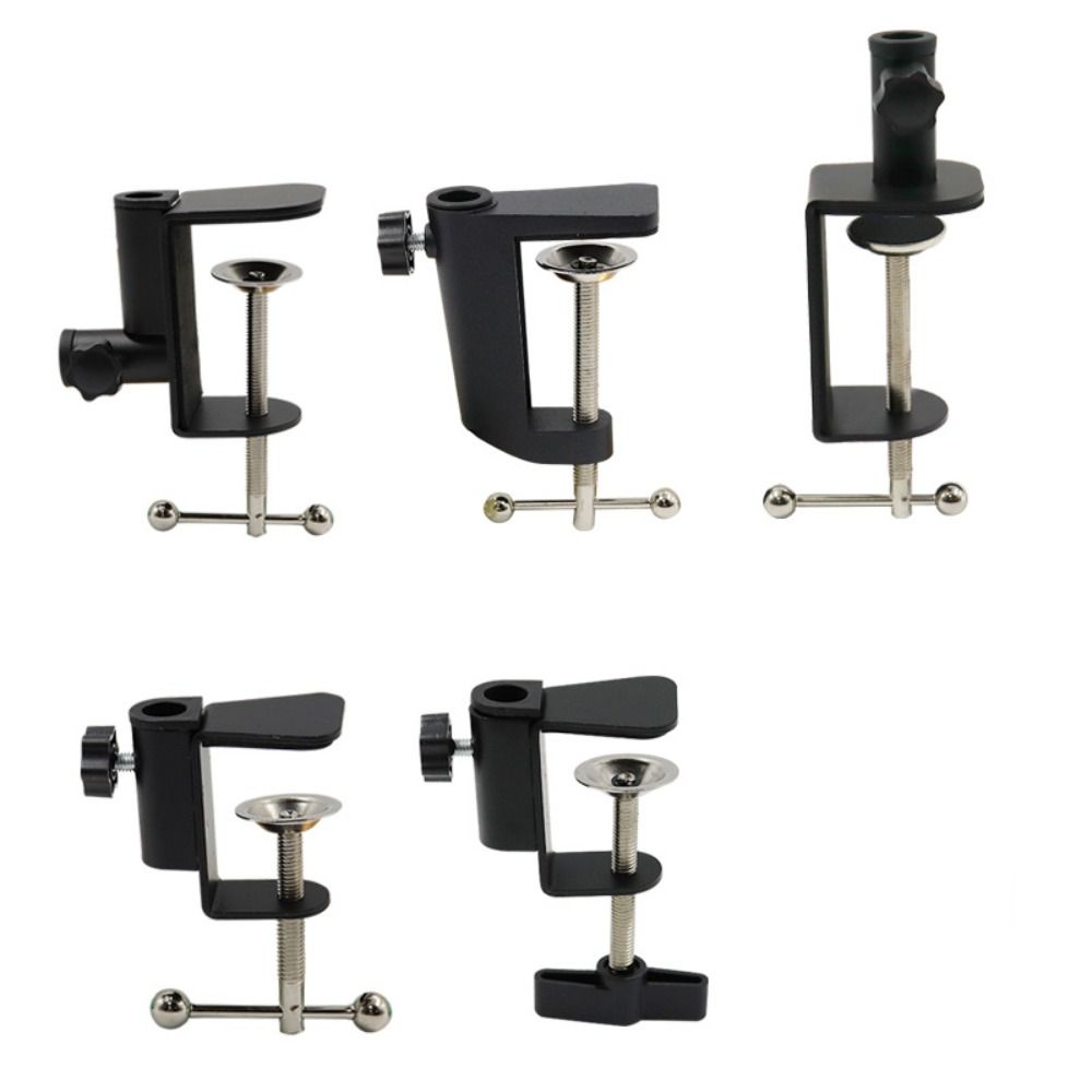 Черный Белый Кронштейн Зажим Пластиковый Держатель Планшета Высококачественная Стойка для Микрофона Световые Аксессуары