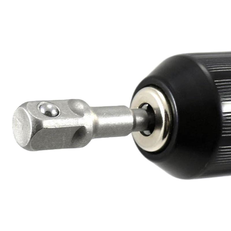 3 шт. адаптер для сверлильного патрона ударная дрель удлинитель сверла адаптер для стержня 1/4 3/8 1/2 размер сверло с шестигранным хвостовиком и квадратной головкой