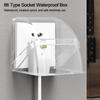 Wall-mounted Switch Protective Cover Self-Adhesive Protection Socket Socket Waterproof Box  Wall
