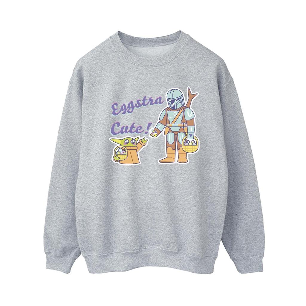 Star Wars Womens/Ladies The Mandalorian Eggstra Cute Grogu Sweatshirt