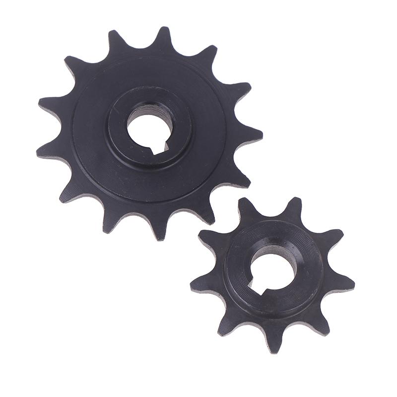 9/13 Зубьев Электромобиль Тип 410 Звездочка Цепи Велосипеда Шестерня Пиньон Мотор Звездочка Шестерня из Углеродистой Стали Для Обычных Велосипедных Деталей
