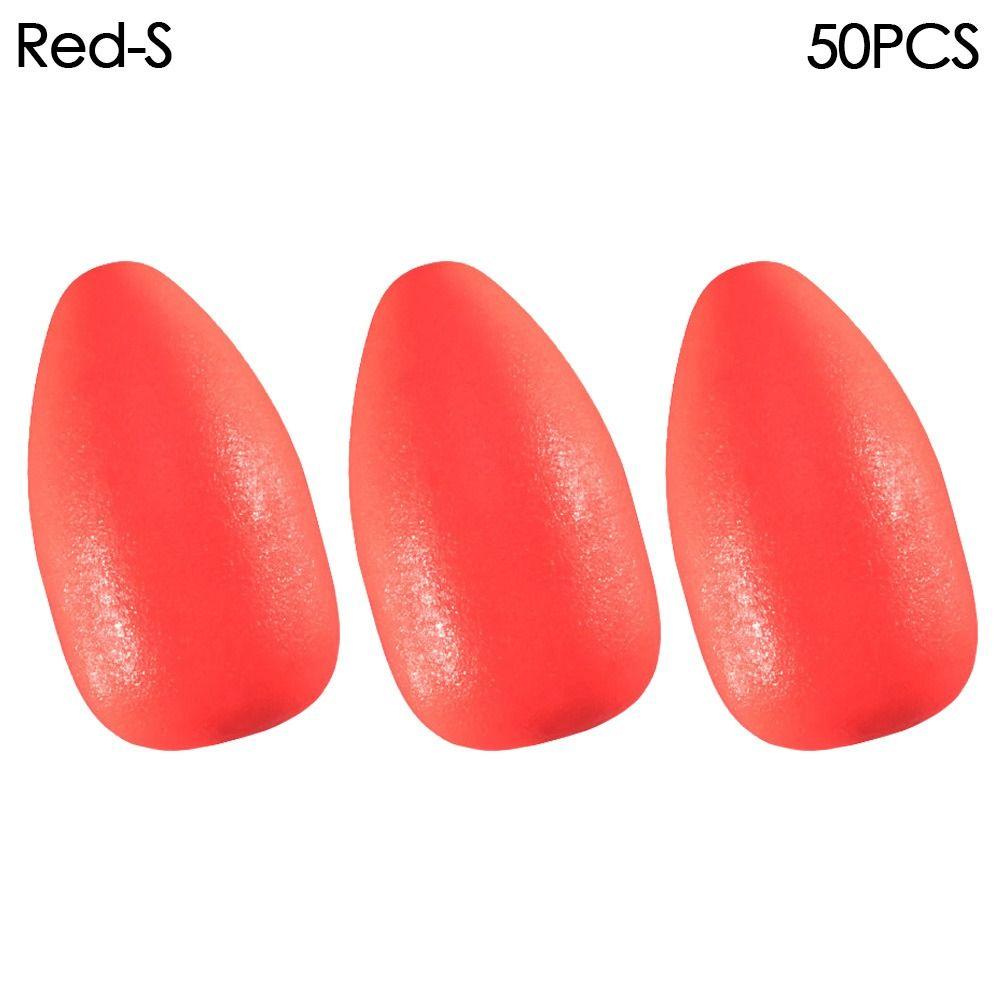 50 шт. Горячий монтаж Оснастка Материал Стопоры Пенопластовые поплавки Шариковые рыболовные поплавки Бусины Бобы Дно