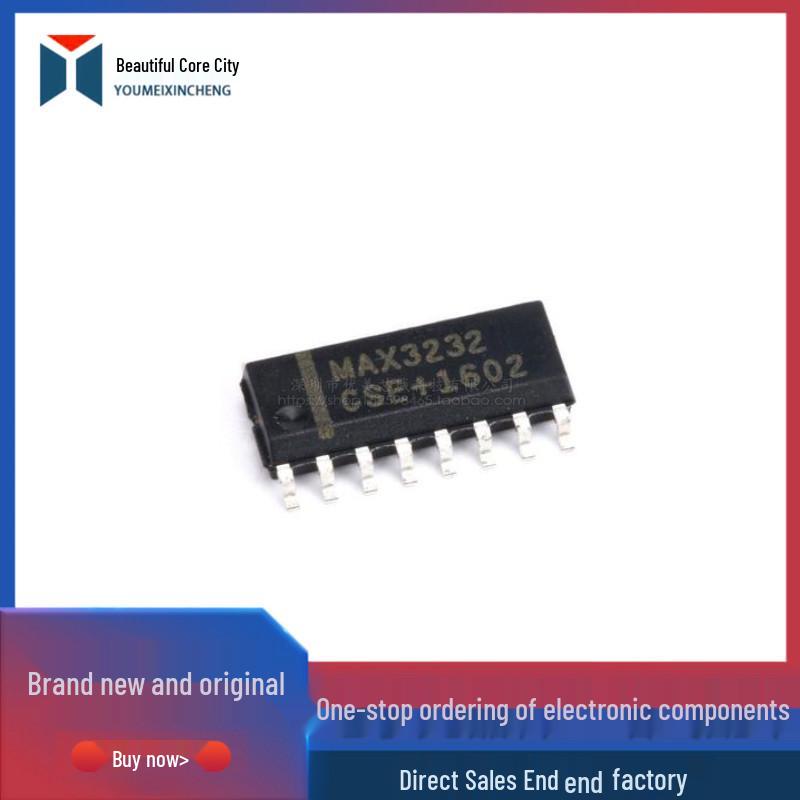 MAX3232ESE SOP16 RS Interface IC - New Original, In Stock, SMD