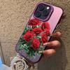 Чехол Rose Flower для iPhone 16 Pro Max Samsung A55 A35 S24 FE Xiaomi Redmi Note 13 Pro 14C Huawei Honor 200 противоударный бампер для телефона с защитой от царапин