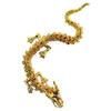 Alloy Golden Chinese Dragon Figurine Movable Joints Articulated Five Claws Eastern Loong Model Figure Toy Desktop Ornament Decoration