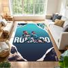 Cristiano Ronaldo Carpet Design for Outdoor Dormitory Game Room Foyer Anti-slip Rug Anime Office Decor Gift for Festivals