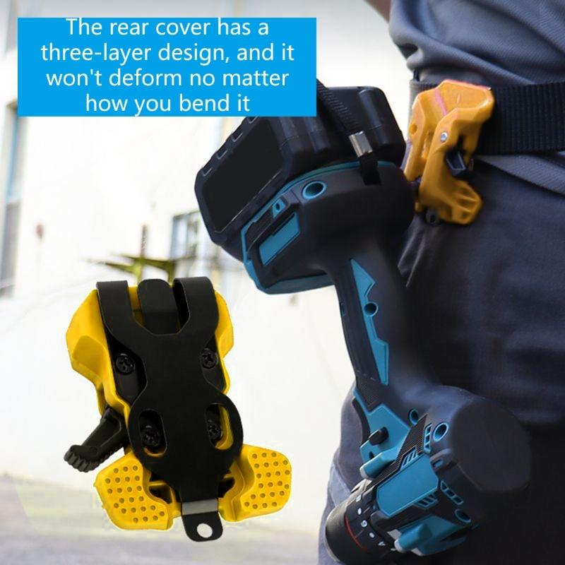 Эргономичные держатели для электроинструмента, держатель для дрели, зажим на ремень, крючки-кобуры для беспроводной электрической дрели, молотка, гаечного ключа