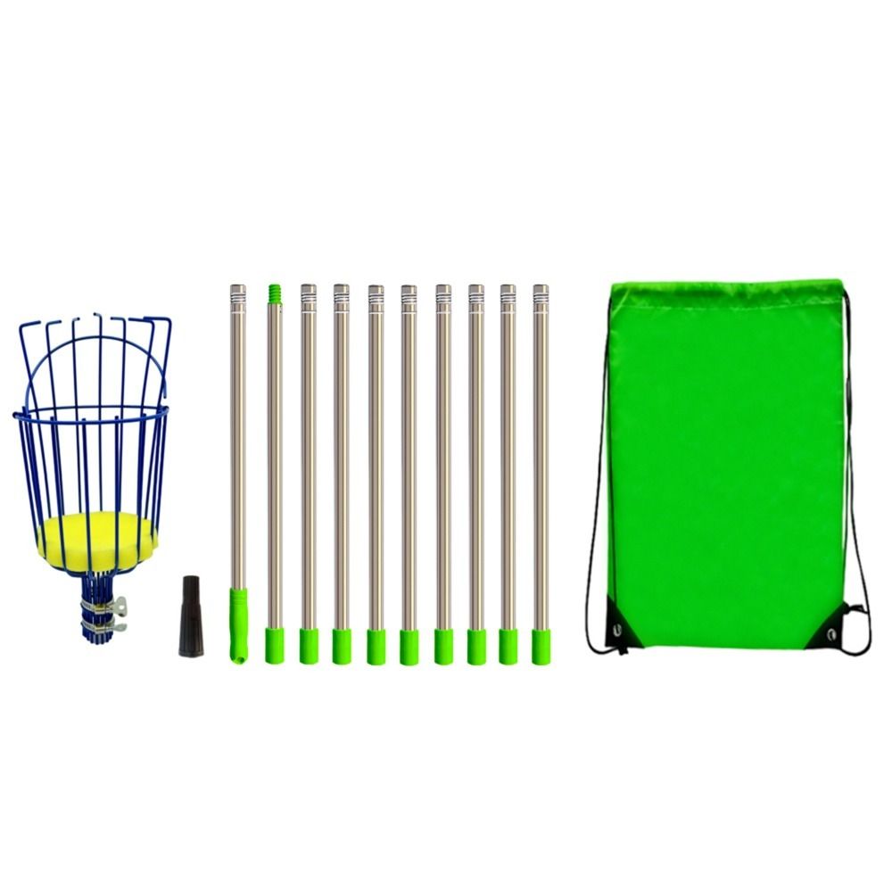 Высотный сборщик фруктов с корзиной Сборщик фруктов Инструмент для сбора фруктов Полюс для сбора фруктов