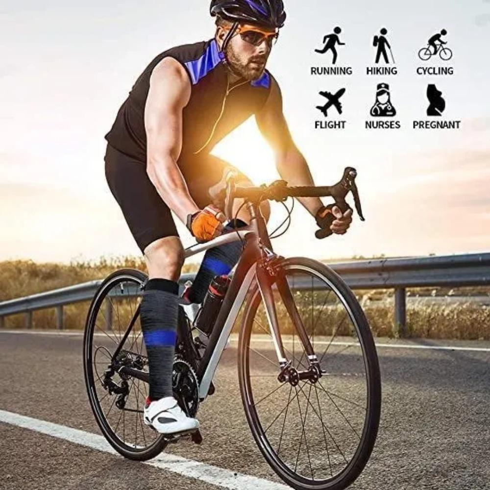 6pairs Copper Double Color Put Together Compression Socks Women & Men Best for Running,Medical,Athletic Sports,Flight Travel, Pregnancy