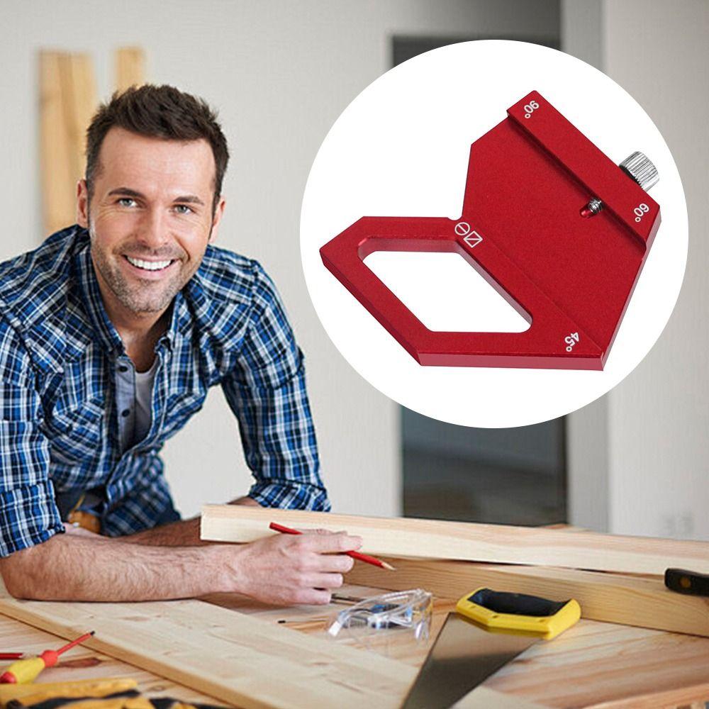 High Precision Positioning Block Aluminum Alloy 45/60/90 Degree Angle Scriber Furniture Making