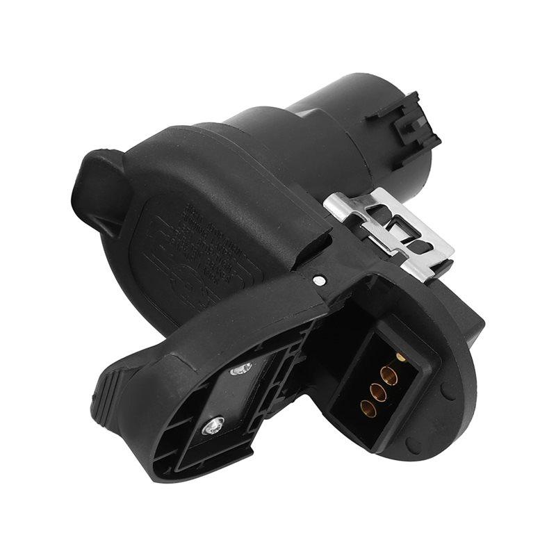 For Ford F150 F250 F350 2015- Compatible Trailer Brake Harness 7-Pin Round/4-Pin Flat Plug Connector FU5Z-14489-A For Towing