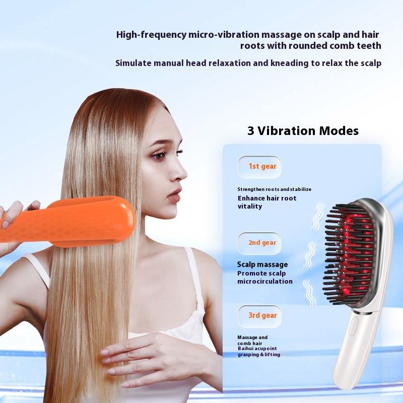 Low Energy Laser Hair Growth Instrument Micro Current Red Blue Light Electric Scalp Massage Comb EMS Negative Ion Hair Comb Low Energy Laser Hair