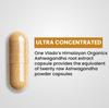 Vlado's Himalayan Organics Ашваганда 25% Витанолидов 600 МГ - Капсулы Экстракта Корня Высокой Потенции для Концентрации, Энергии, Силы - 30 Штук