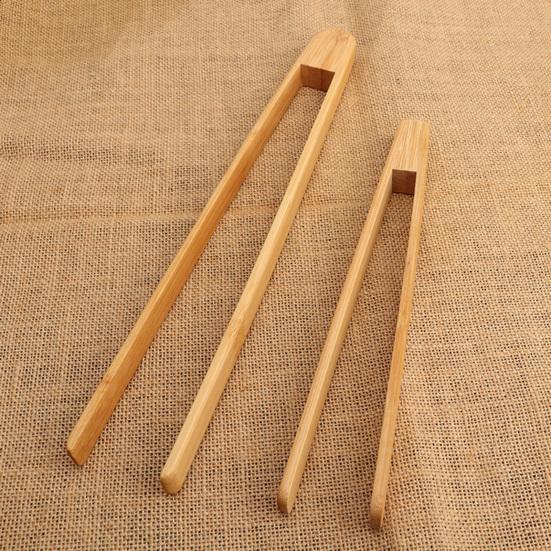Bamboo Toast Tongs for Cooking Food Clips Bacon Bread Tongs Kitchen Tongs