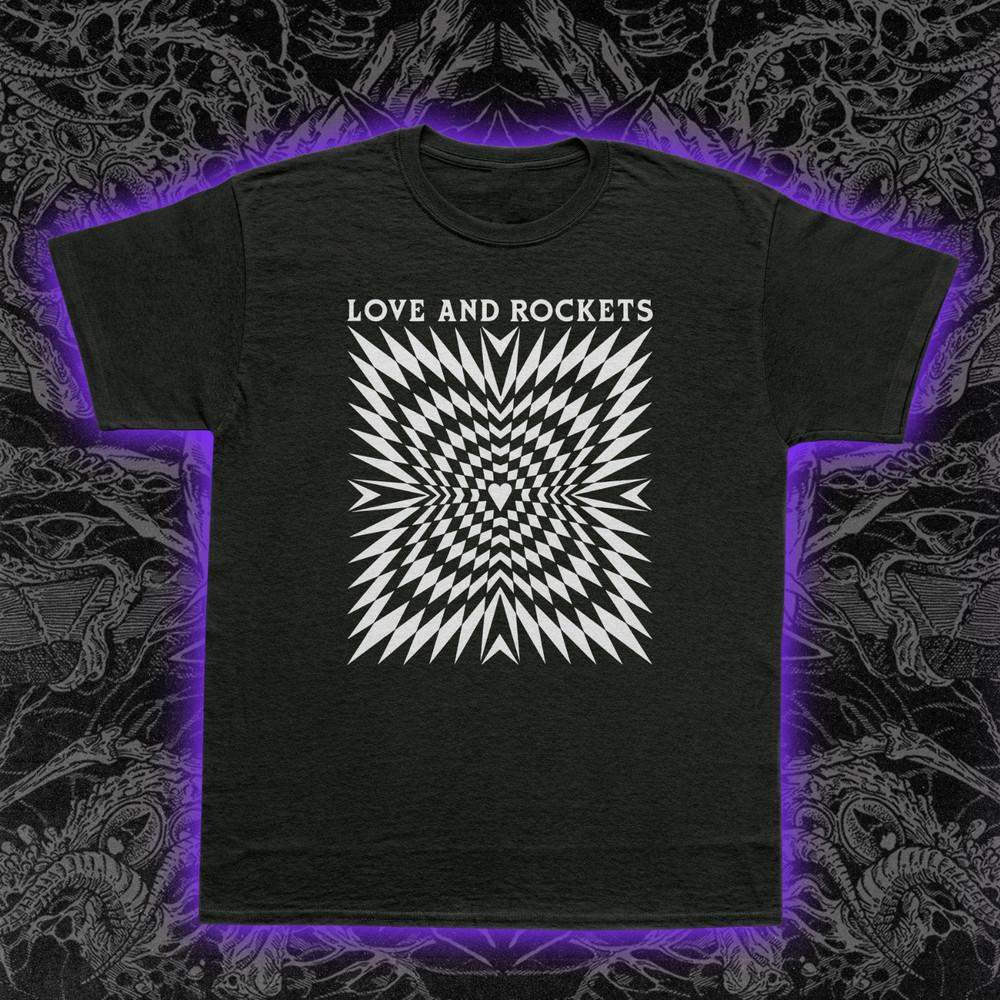 Love and Rockets T-Shirt Post-Punk Goth Pop Psychedelic Rock Music Tee S-5XL
