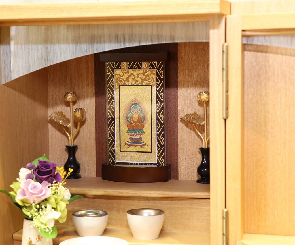 Тиара [Бин] Браун, Стоячий свиток, Современная подставка, Высота 17 см, Главное изображение, Секта Тэндай