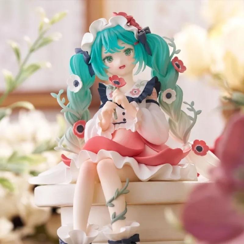 Оригинальная фигурка аниме FuRyu Hatsune Miku Flower Fairy, игрушки, ПВХ модель, коллекция, экшн-фигурка, кукла, подарок