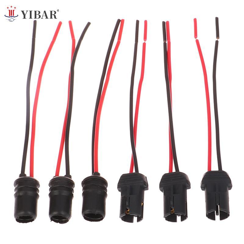 10 шт. DC12V T10 W5W 194 168 гнездо держателя габаритного фонаря разъем провода жгута лампочек запасные части автомобиля