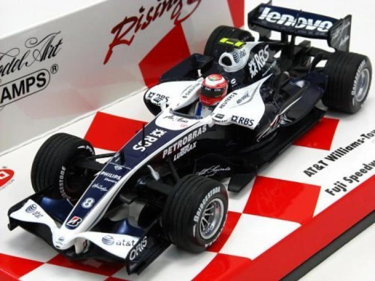 Minichamps DP W Toyota 08 Show, разработанный Кадзуюки, законченный 1/43 AT&T Car, Накадзима, RISIN, модель.