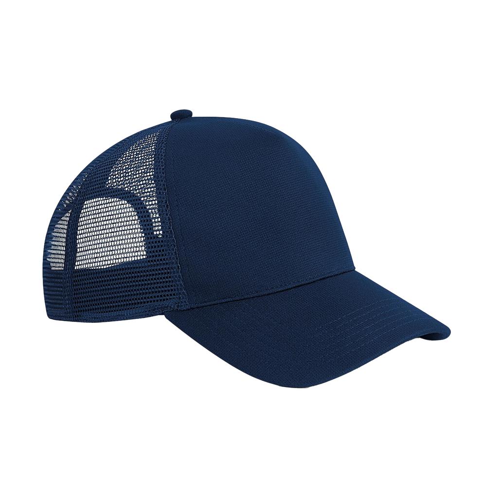 Beechfield Кепка Snapback Trucker из микровязки для взрослых унисекс