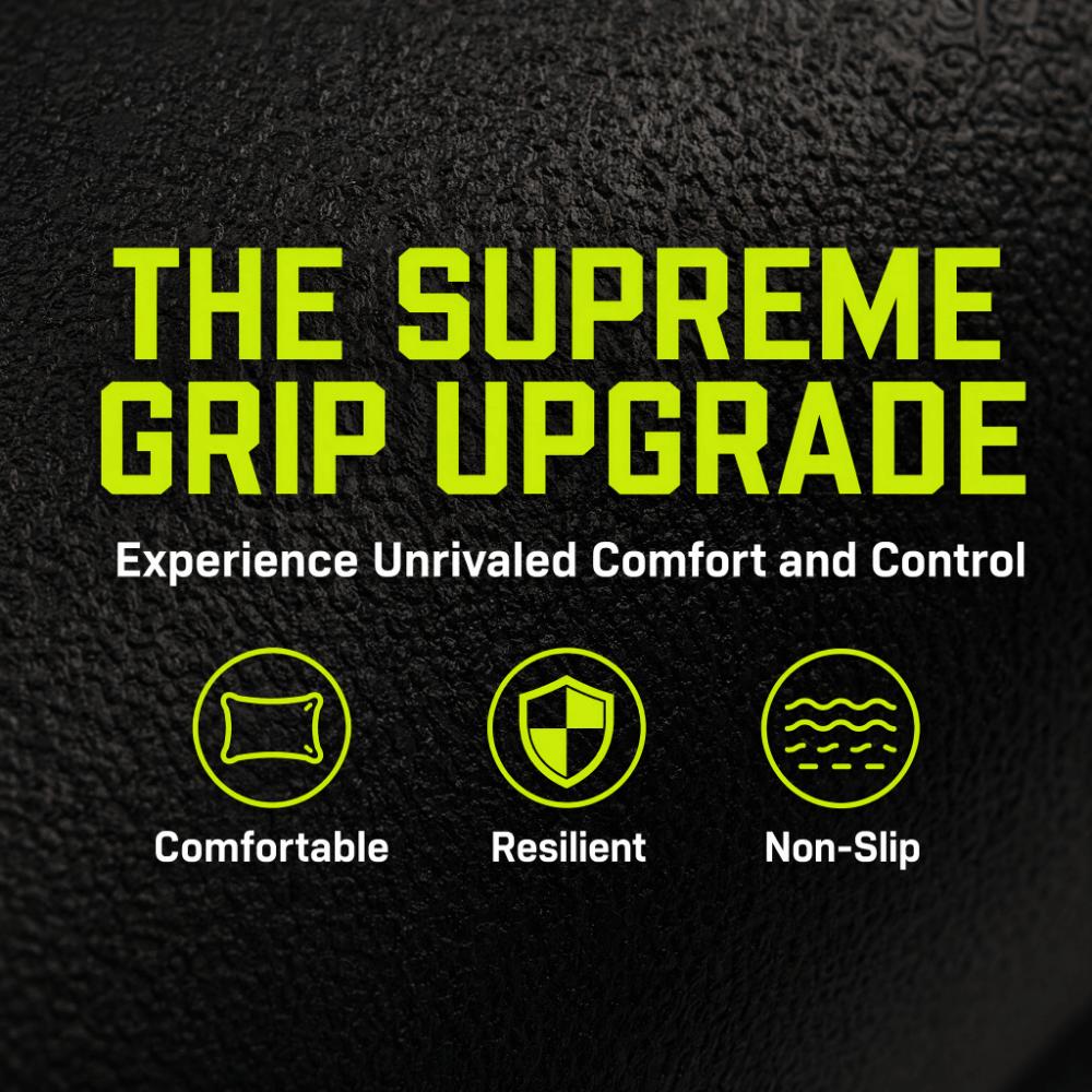 10pcs Rubber Handle Grip Covers Black Grip Tubes Portable Replacement Grips Straight Handles