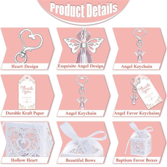 Подарочные коробки для подарков на рождение ребенка, набор прочных брелоков для подарков