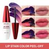 Matte Peel Off Rose Pink LipGloss Outline Contour Tattoo Lip Stain Waterproof Transfer Resistant Tear Off Natural Lip Tint