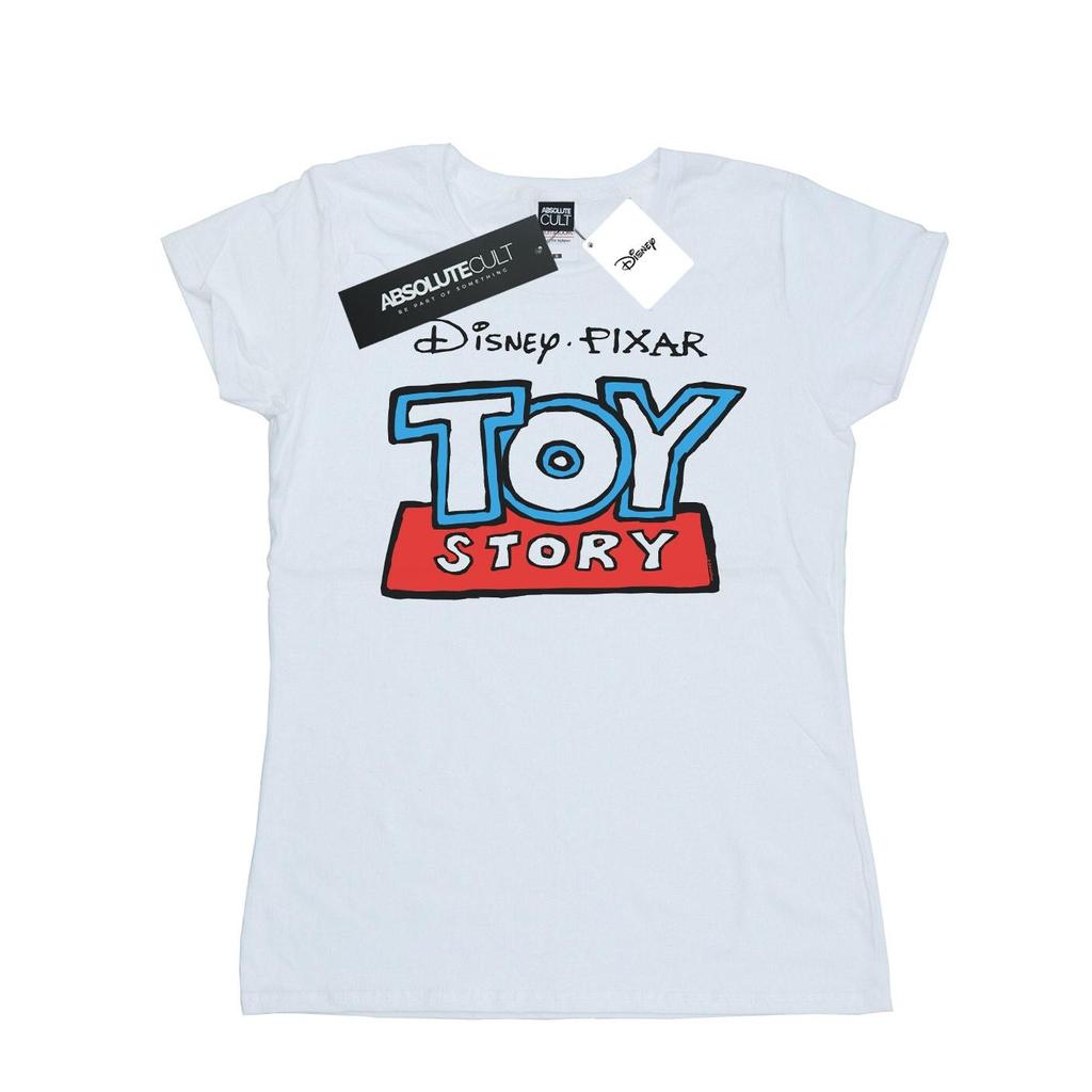 Disney Womens/Ladies Toy Story Cartoon Logo Cotton T-Shirt