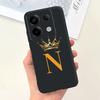 Чехол для Xiaomi Redmi Note 13 4G Милая корона Буквы Чехол Мягкий ТПУ Чехол для телефона Для Xiaomi Redmi Note 13 Pro Plus Note13 5G Бампер