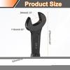 uxcell Striking Wrench 54mm Metric Steel Single Open Spanner Baking Paint Wrench Hand Tool for Machinery and Automotive Repair Open-End CR-V U-Head