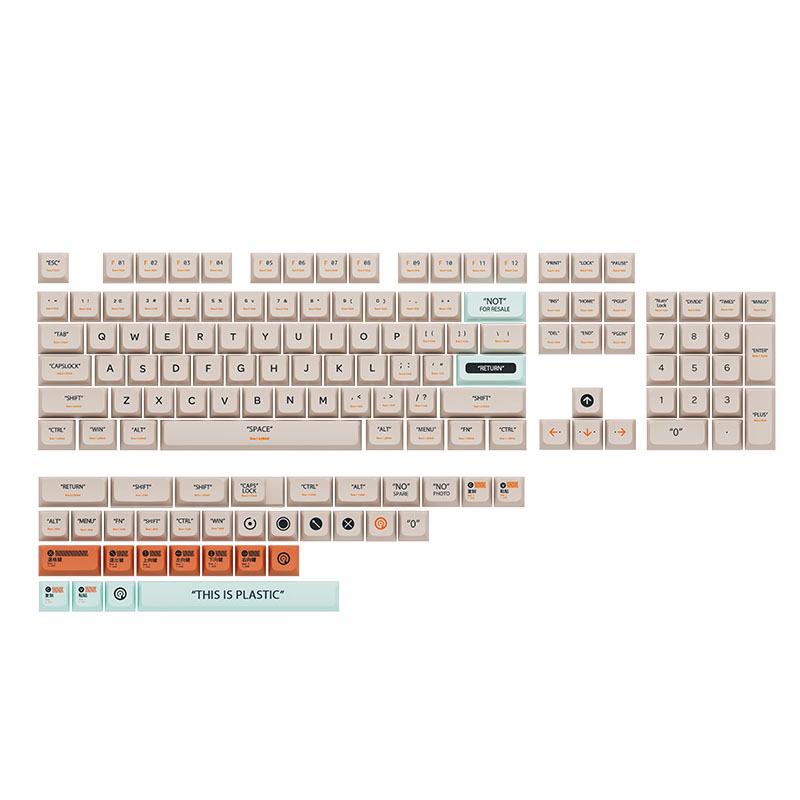 Набор кейкапов XDA PBT - Узор 'Собачка Пача', Сублимационная печать, Японский/Русский.