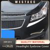 2 шт. хромированная фара, наклейка для бровей, наклейка для Chevrolet Cruze Sedan 2009 2010 2011 2012 2013 2014 2015