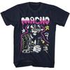 Macho Man Macho Man Граффити Потертая Темно-синяя Футболка для рестлинга Унисекс