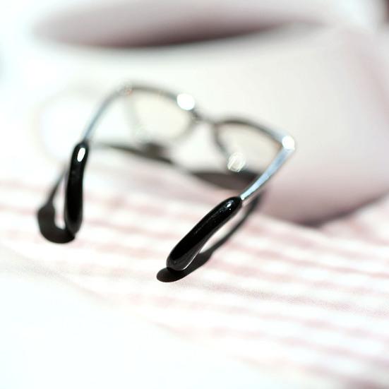 Lady Rings Smooth Opening Girls Adjustable Glasses Shape Finger Ring for Daily Wear